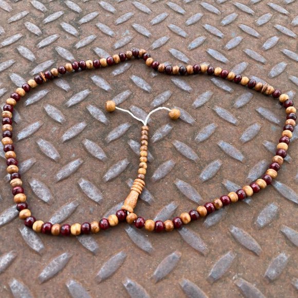 Wood Prayer Beads Tasbeeh Muslim Religious Bead Tan/Brown Handmade - Picture 2 of 10